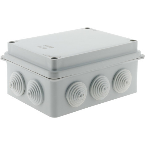 Boîte étanche rectangulaire 150 x 110 x 70mm à visser 1/4 de tour IP54