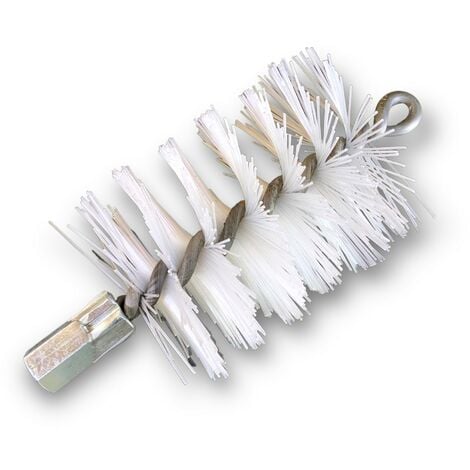 Brosse à tube PRO NYLON Ø 25 à 140 mm  Raccord M12175 femelle  - Quantité x 1 - Nylon - Ø 80 mm