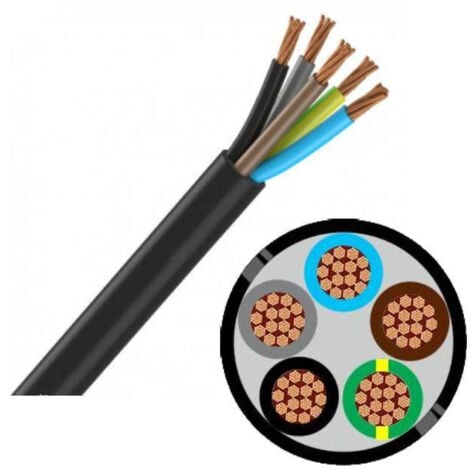 Câble cuivre R2V 5G10 - Au mètre