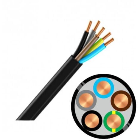 Câble cuivre R2V 5G6 - Au mètre