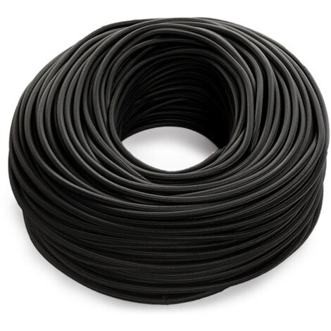 Câble rond 2x0,75 x 1M  [SKD-C275-BLACK]