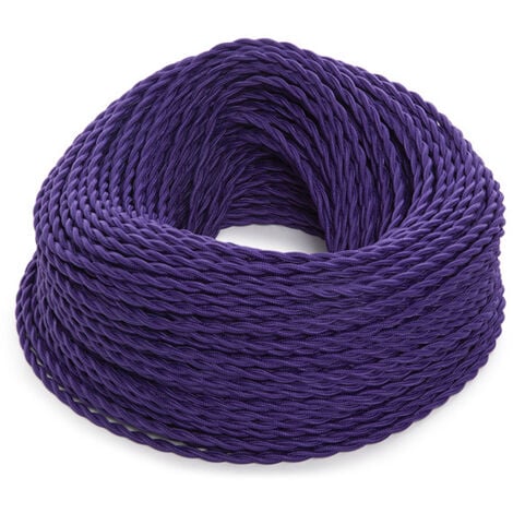 CâbleTroissé 2x0,75 x 1M  [SKD-CT275-PURPLE]