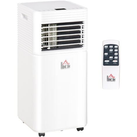 Climatiseur mobile HOMCOM Blanc Classe A