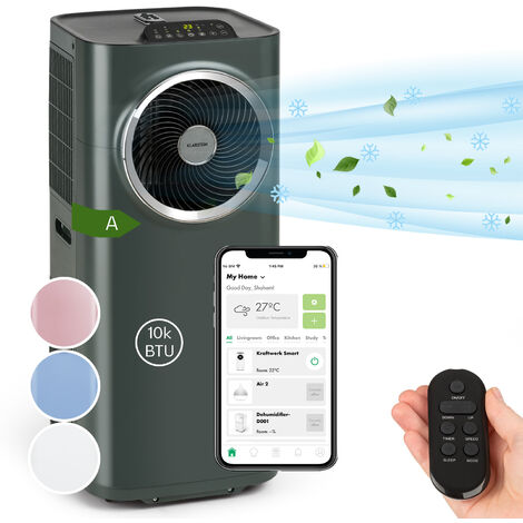 Climatiseur mobile KLARSTEIN Silencieux 10K BTU Anthracite A