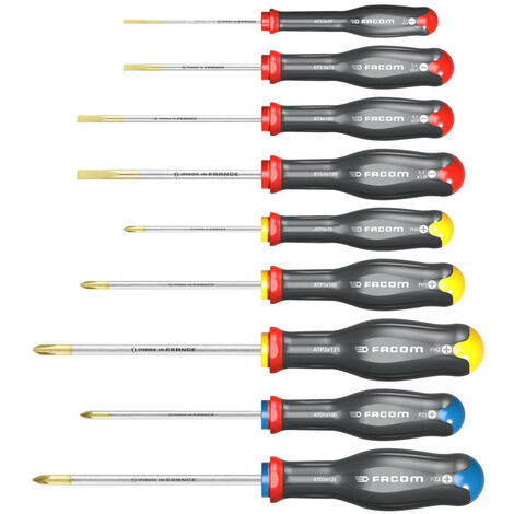 Coffret de 9 Tournevis PROTWIST FACOM AT.9PB