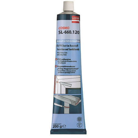 Colle PVC Blanche WEISS Tube Cosmo Haute Viscosité - SL-660.120