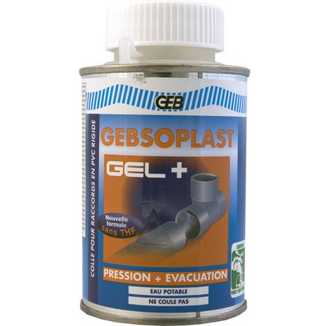 Colle PVC GEBSOPLAST GEL+ boite 250ml