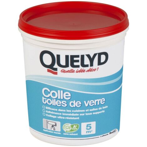 Colle toiles de verre murs - Quelyd  Conditionnement: 1KG