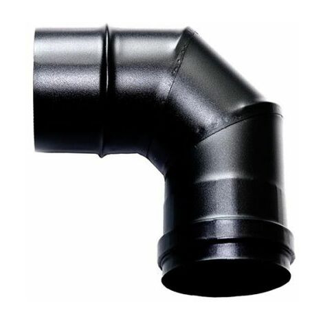 combustion courbe 90 ° dn 80 émaillée peint pour poêle à pellets ou d'un tube en acier émaillé noir de bois 600 degrés this made in Italy