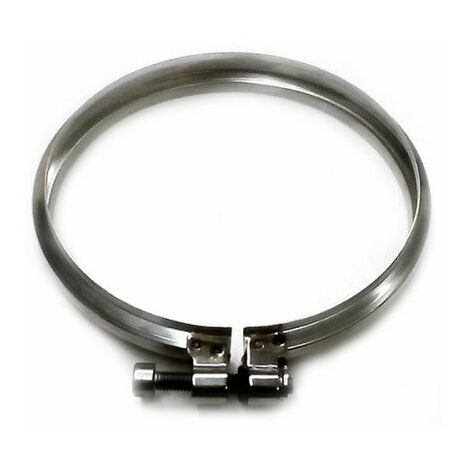 combustion dn 140 verrouillage conduit de fumée de serrage 316 en acier inoxydable INOX