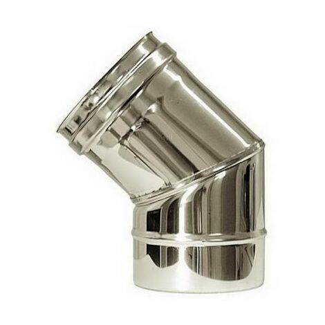 combustion dn 150 45 ° carneau de courbe tube en acier inoxydable INOX 316