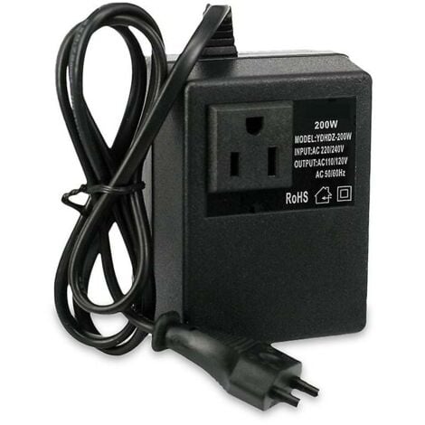 convertisseur de tension transformateur abaisseur 220v à 110v ac transformateur de tension de voyage abaisseur