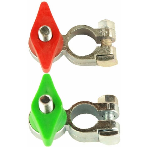 COSSE ROBINET DE BATTERIE ROUGE + VERTE