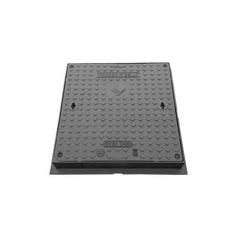 Couvercle de regard en fonte d400