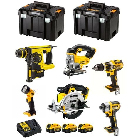 DeWALT Kit DCK699M3T (DCD795 DCS391 DCS331 DCF887 DCH253 DCL040 3 x 4,0 Ah DCB115 2 x TSTAK VI)