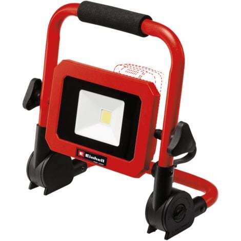 Einhell Lampe sans fil TC-CL 18/1800 Li Power X-Change (18V, LED puissante, variateur rotatif, tête lumineuse orientable à 360°, pied repliable) Livré sans Batterie ni Chargeur