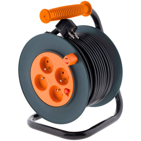 Enrouleur 4 prises 16A - câble 3G1,5 mm² - 20m - Zenitech