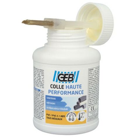 GEB - Colle PVC ABS haute performce - 250 mL