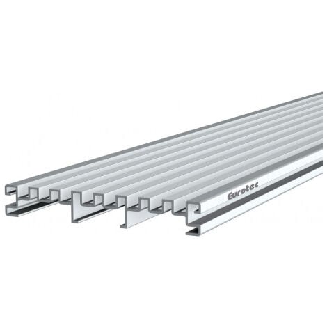 Grille de drainage en aluminium DrainTec 21 x 140 x 4000 mm
