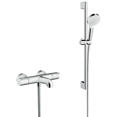 Mitigeur Thermostatique bain/douche + Set de douche
