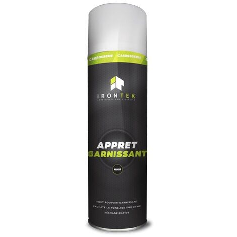 IRONTEK - Apprêt garnissant 500 ml - Noir - IT126