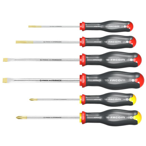 Jeu de 6 Tournevis Protwist FACOM ATP.J6PB