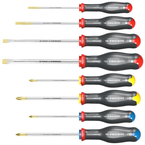Jeu de 8 Tournevis PROTWIST FACOM AT.J8PB