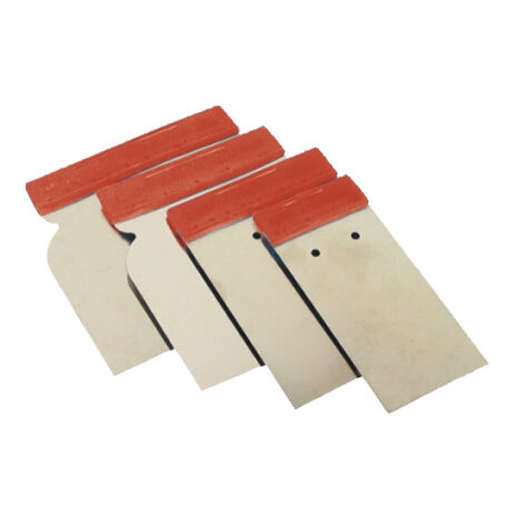 kit 4 spatules japonaise acier couteau mastic enduits  peinture auto APP
