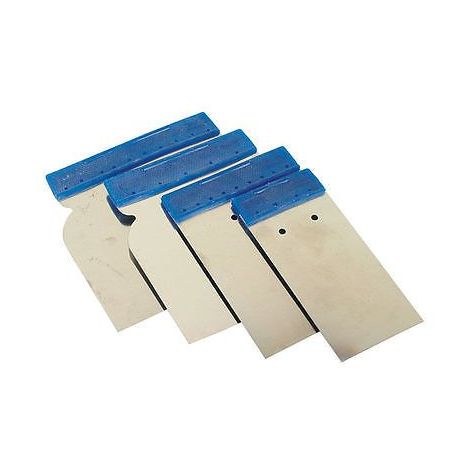 kit 4 spatules japonaise inox couteau mastic enduits  peinture auto APP