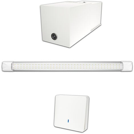 Kit éclairage sans fil sur batterie pour Garage Box Cave sans électricité