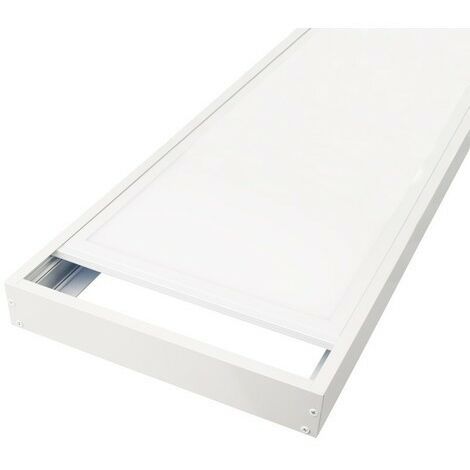 Kit saillie automatique pour dalles led 1200x300 ALU blanc laqué Europalamp