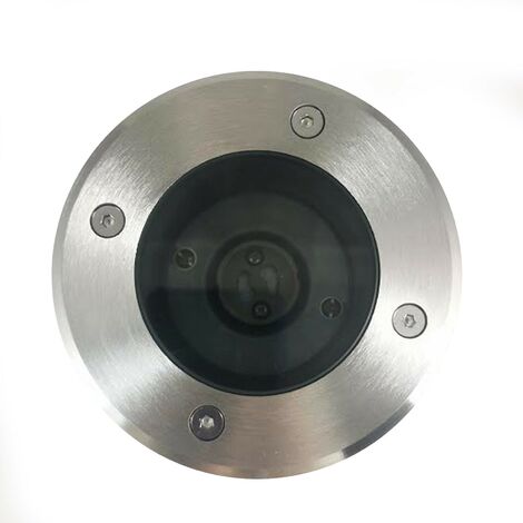 Lot 6 Spots Encastrable de Sol Rond Inox 304 Exterieur IP65 GU10