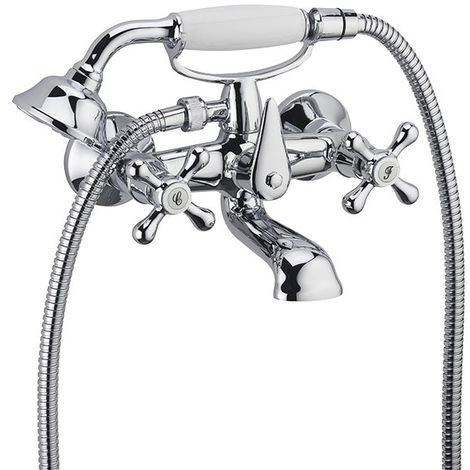 Mélangeur de Baignoire Rétro Chromé FEDLEEN by Eurosanit
