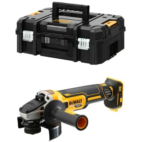 Meuleuse Brushless 18V DEWALT 125mm - machine nue + coffret Tstak - DCG405NT