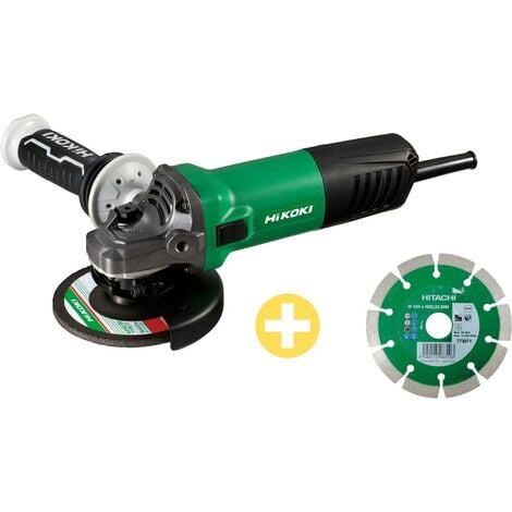 Meuleuse filaire Ø 125 mm 1200W + Disque diamant - HITACHI HIKOKI G13SW2