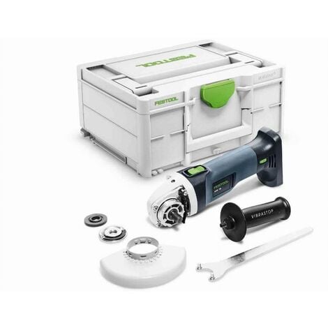 Meuleuses d'angle FESTOOL AGC 18-125 EB-Basic - Avec systainer SYS3 M et accessoires - Sans batteries, ni chargeur - 576825