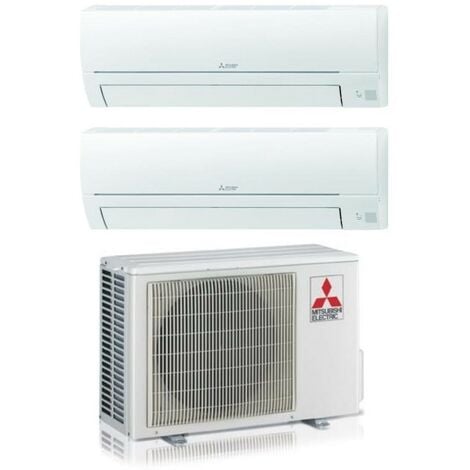 Climatiseur réversible Dual-split MITSUBISHI Electric MSZ-HR 9000+9000 avec MXZ-2HA40VF Gaz R-32 Wi-Fi Optional 9+9