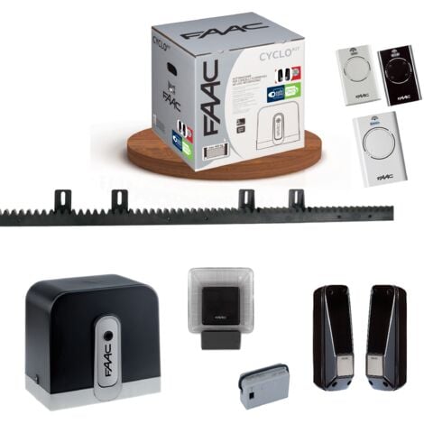 PACK CYCLO INTEGRAL FAAC C720 Motorisation coulissant 400Kg 24V - FAAC