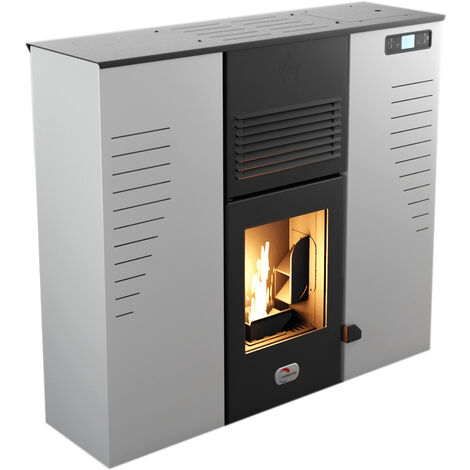 Poêle à granulés Air Slim Alize 12,5 kW Blanc Sannover