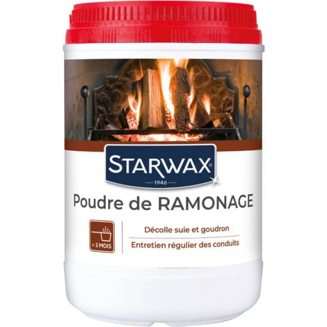 Poudre de ramonage pour poêle et cheminée 1kg STARWAX