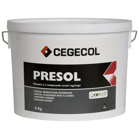 Primaire d'accrochage CEGECOL Presol - Marron - 3kg - 492751