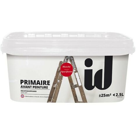 Primaire d'accrochage opacifiante avant peinture 2,5L - ID Paris