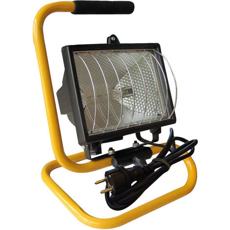 Projecteur de chantier sur pied sans lampe 400W max IP44