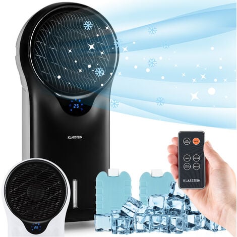 Rafraîchisseur d'air 3 en 1 KLARSTEIN Whirlwind 1600m³/h 90W Noir