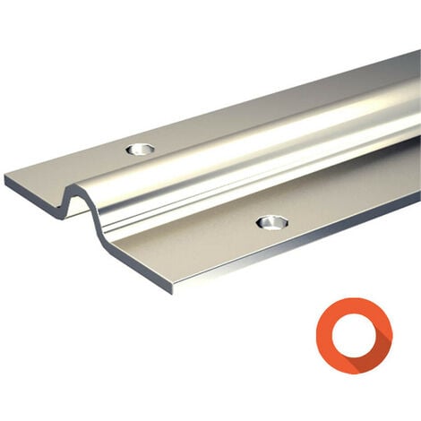 Rail à visser SLID'UP BY MANTION - 1,95 m pour galet à gorge ronde Ø16 mm - portail coulissant 400 kg max