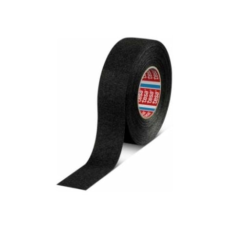 Ruban adhésif 51608 Tesa, Noir, PET, 19mm x 15m, 3 N/cm ( Prix pour 1 )