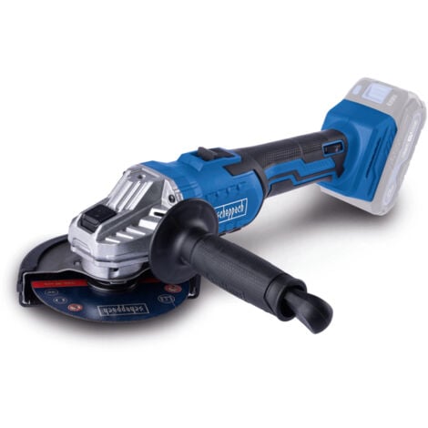 Scheppach Meuleuse d'angle sans fil IXES 20V - C-AG125-X - 6 vitesses - Disques Ø125mm - Protection antisurcharge - Softgrip - Vendue sans batterie ni chargeur