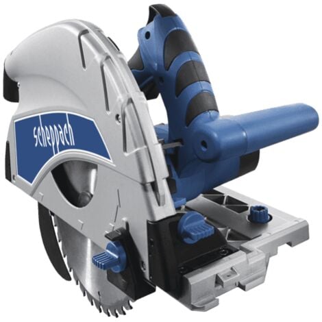 Scheppach Scie Plongeante PL75 - Puissance 1600W - Profondeur de coupe 75mm - Lame Ø210mm - 36 dents - Plage d'inclinaison 0° à 45° - Raccord d'aspiration 38mm