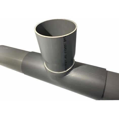 Selle de branchement PVC 100x100 mm à 90 degré, long de 30cm ESPINOSA