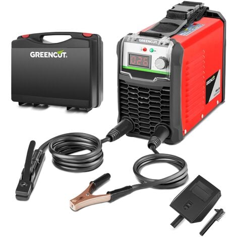 Soudeur DC Inverter, puissance entre 25A-200A, tension 230V, diamètres du fil 1.0 mm-3.0 mm - Greencut MMA200
